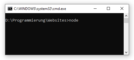 cmd.exe von Windows