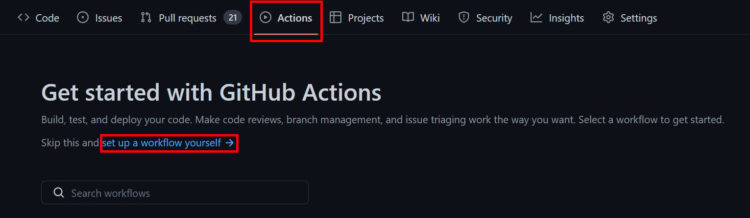 GitHub Actions: Create CI/CD Workflow